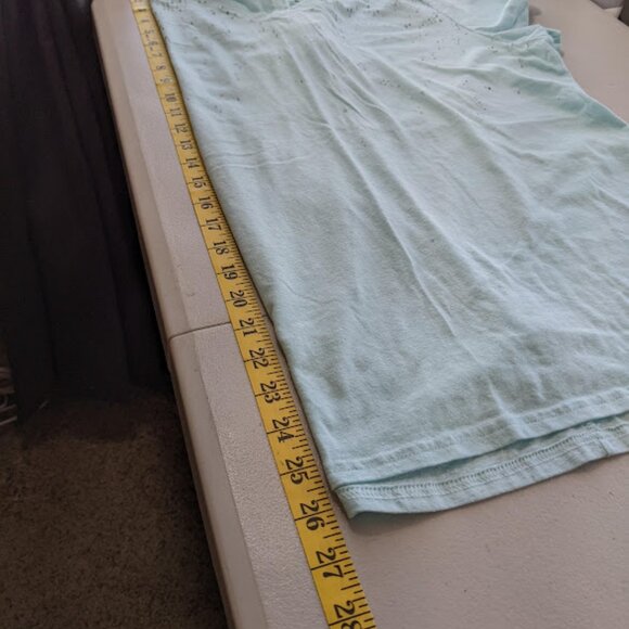 Tek Gear Aqua, Cotton Poly, v-neck t-shirt, size XL - Picture 7 of 9